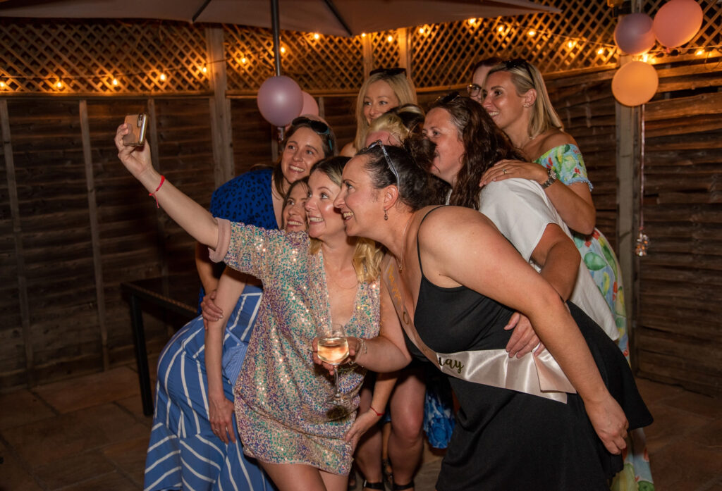 Friends taking a selfie together Friends taking a selfie together